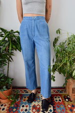 Light Blue Straight Leg Jeans