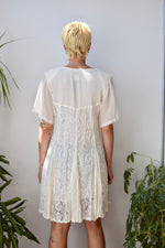 Nineties Lace Rayon Dress