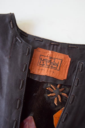 Vintage Woodstock Era Custom Occult Leather Jacket