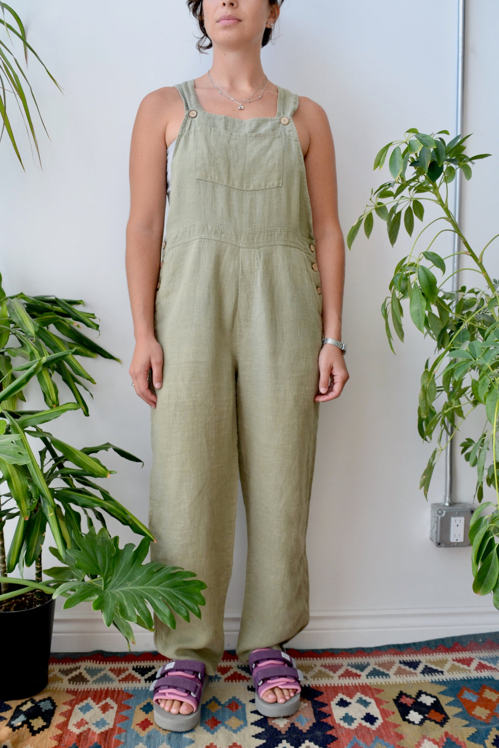 Sage Hemp Overalls