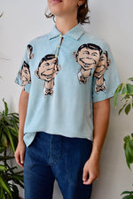 RARE Fifties Alfred E. Neuman Rayon Shirt