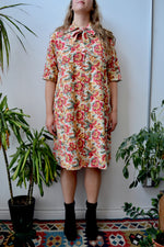 Floral Flannel House Dress