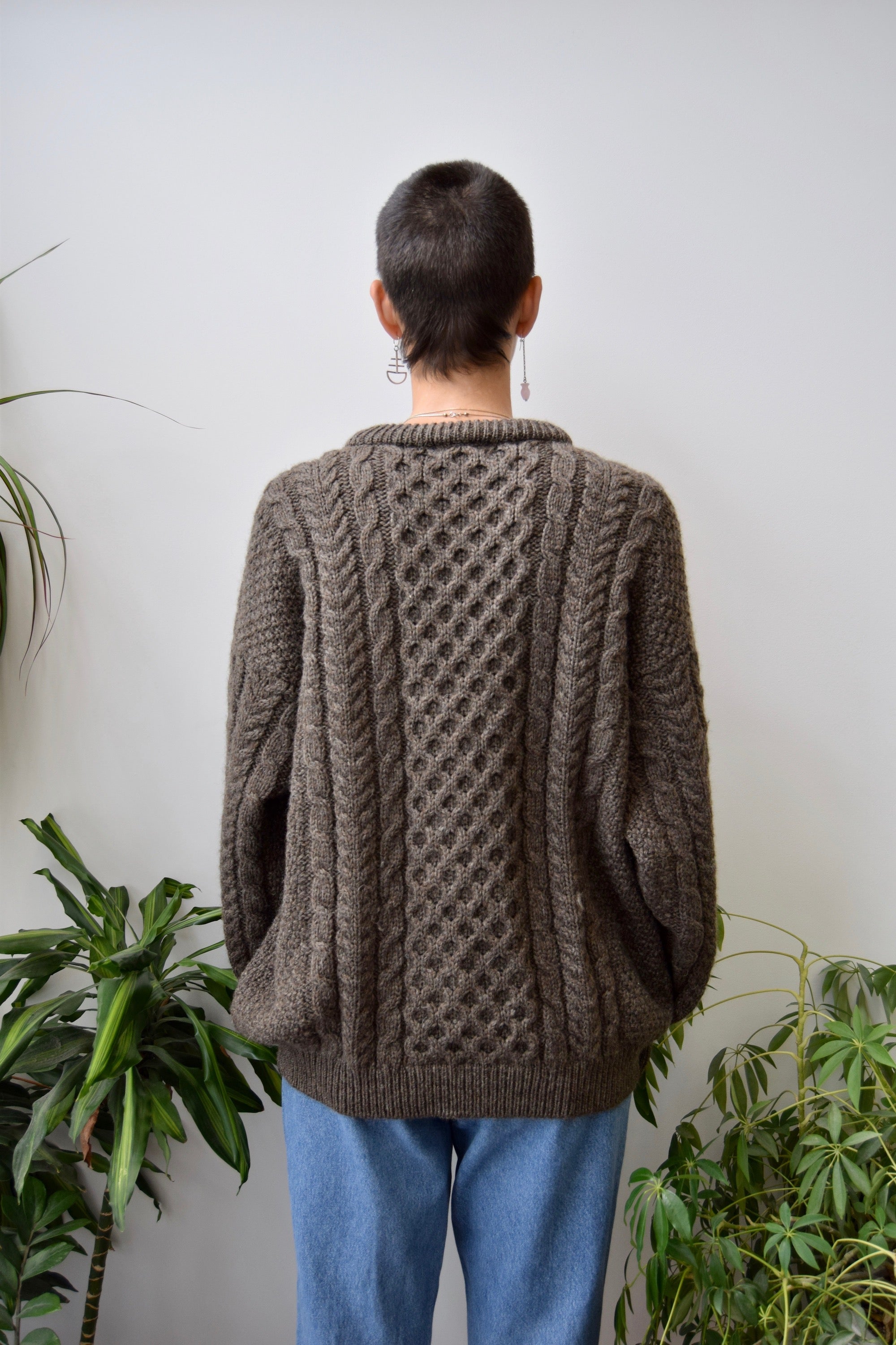 LL Bean Brown Wool Sweater