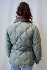 Sage Down Puffy Coat