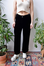 Black Velvet Fancy Pants