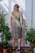 Snake Print Cocktail Dress