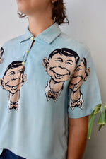 RARE Fifties Alfred E. Neuman Rayon Shirt