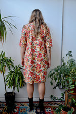 Floral Flannel House Dress
