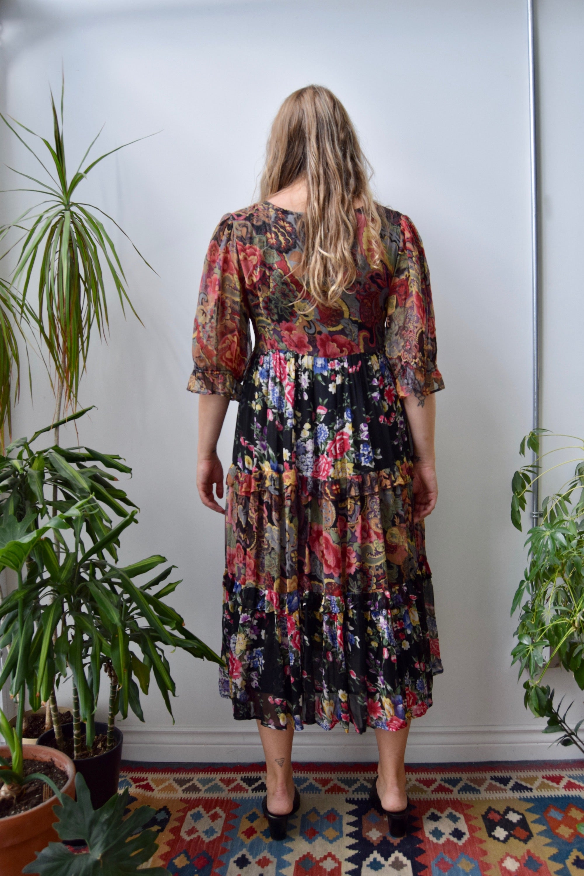 Gauzy Rayon Romantic Dress