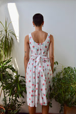 Eighties Rose Cotton Dress