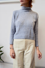 Ice Queen Silk Knit Turtleneck