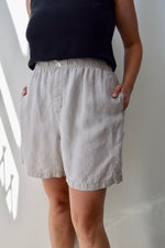 Linen Cargo Boxer Shorts