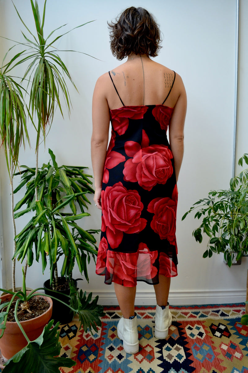Rose Flutter Dress – Community Thrift and Vintage