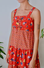 Seventies Peasant Dress