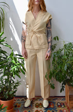 Seventies Butter Wrap Suit