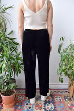 Black Velvet Fancy Pants