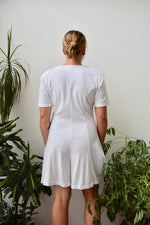 White T-Shirt Cotton Romper