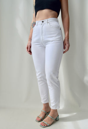 Lee White Mom Jeans