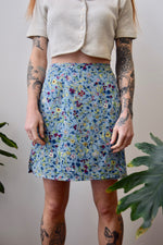 Floral Mini Wrap Skirt