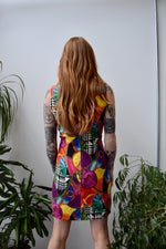 Nineties Wild Printed Wiggle Dress