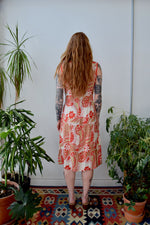 Tropical Silk Vintage Dress