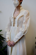 Hemp Trim Seventies Gown