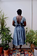 Eighties Backless Denim Dress