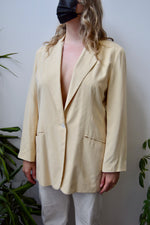 Parchment Silk Blazer