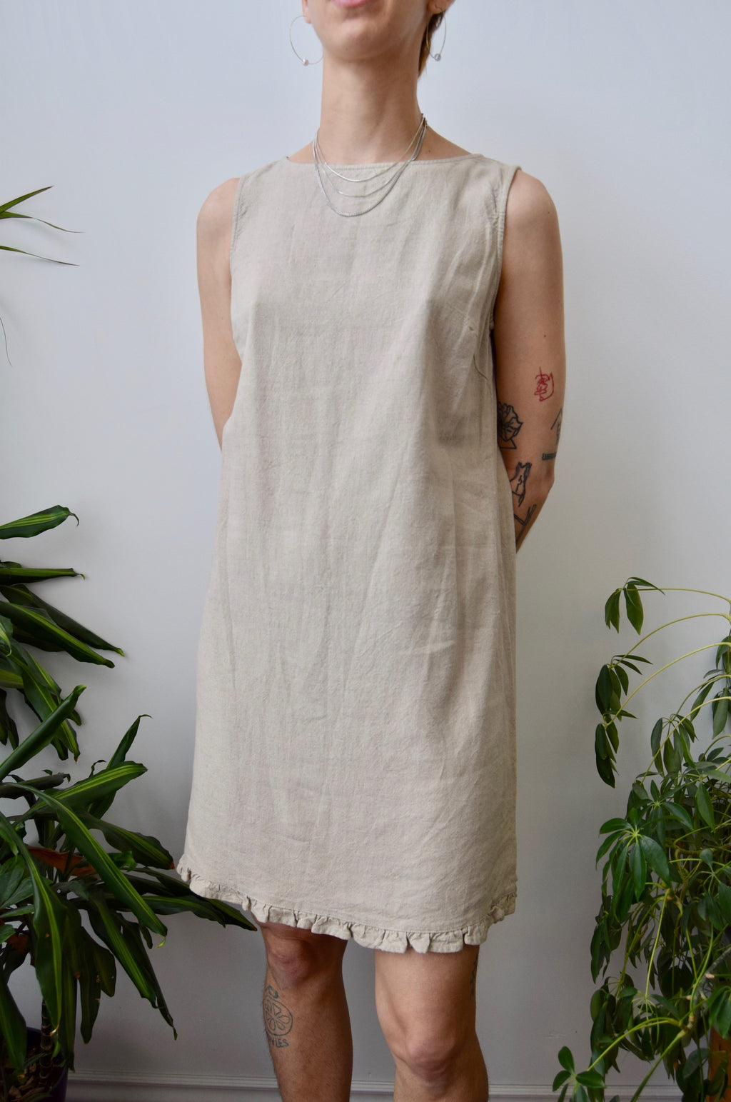 Linen Shift Dress