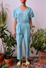 Eighties Teal Jumpsuit