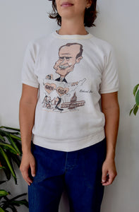 Richard Nixon Raglan Short Sleeve Sweatshirt