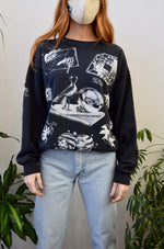 1991 M.C. Escher All Over Print Sweatshirt