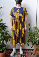 Indian Cotton Sunflower Dress