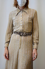 Seventies Tinsel Gown