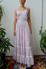 Lilac Seventies Gunne Gown