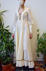 Hemp Trim Seventies Gown