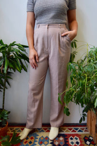 Taupe Linen Trousers