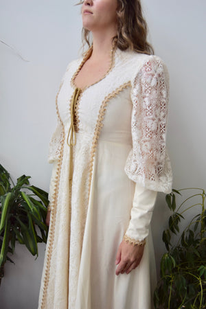 Cream Medieval Gown