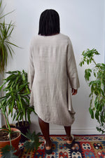 Abstract Structure Linen Dress