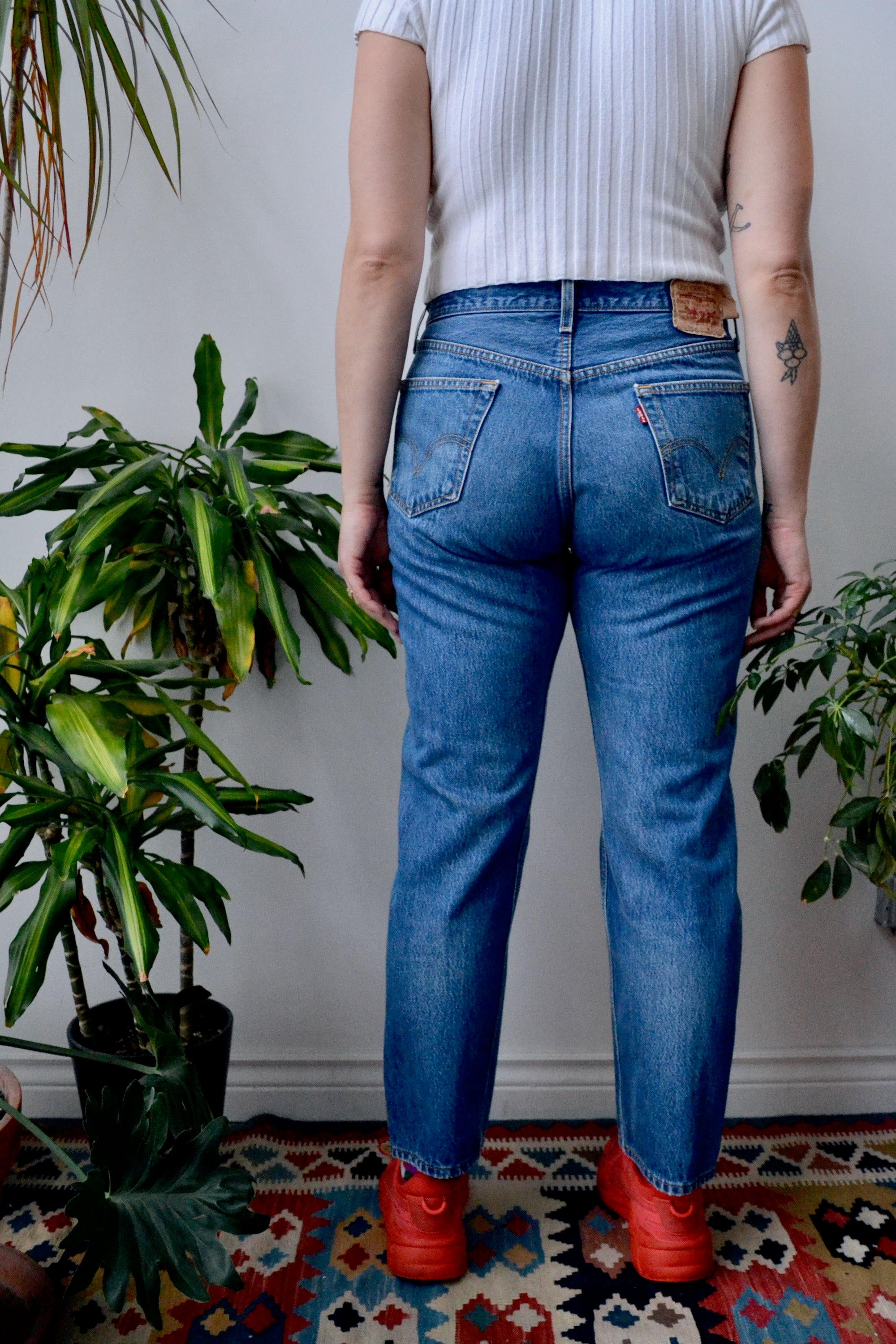 Mid Wash Levi's 501 Jeans