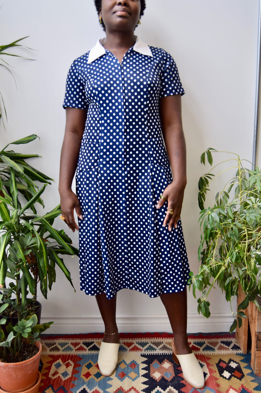 Seventies Polka Dot Dress