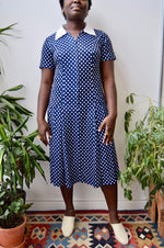 Seventies Polka Dot Dress