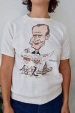 Richard Nixon Raglan Short Sleeve Sweatshirt