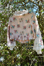 Pretty Pink Vintage Bouquet Top