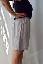 Linen Cargo Boxer Shorts