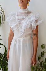 Eighties Bo Peep Ruffle Gown