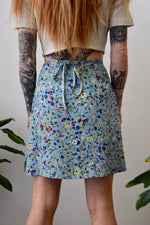 Floral Mini Wrap Skirt