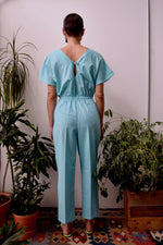 Eighties Teal Jumpsuit