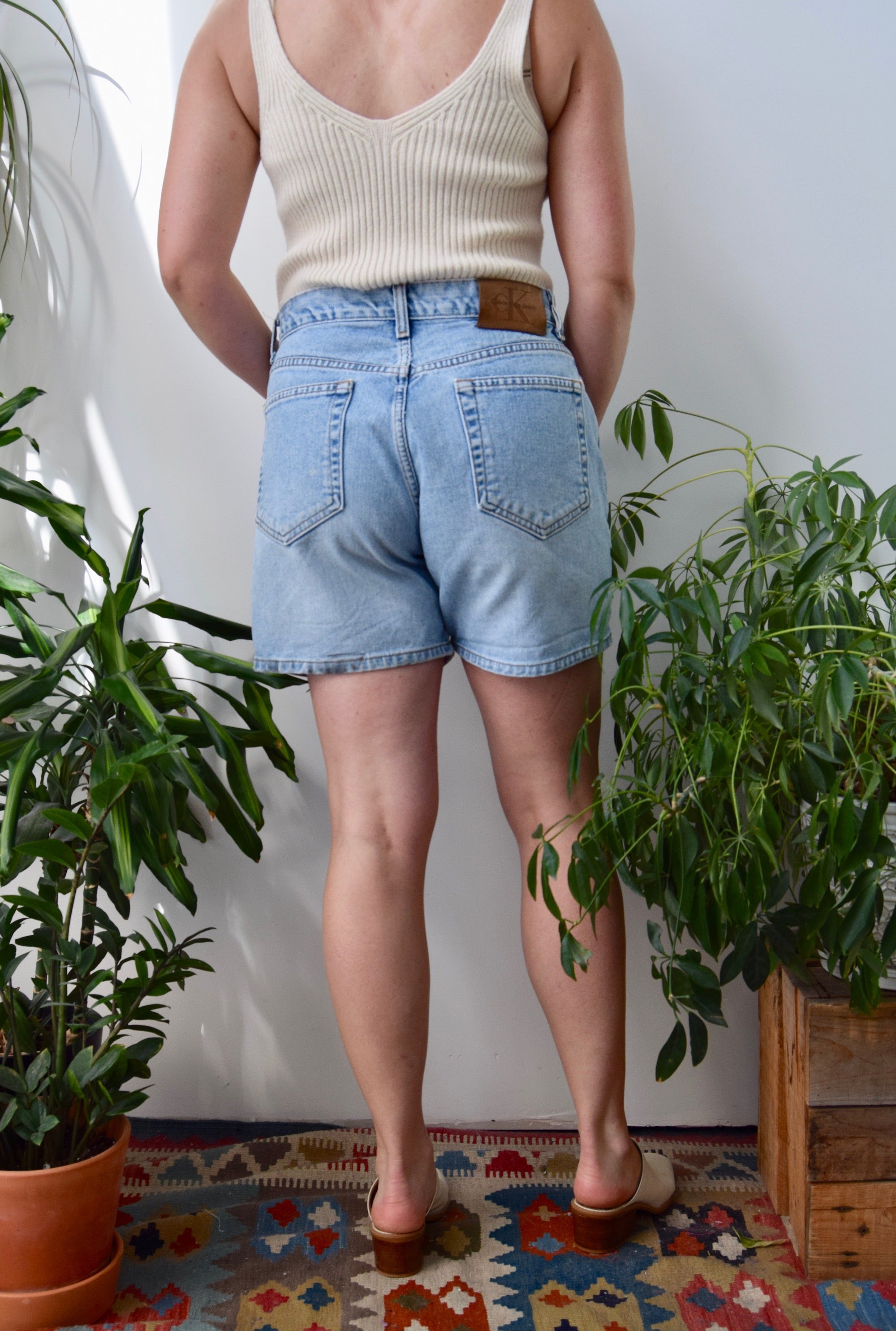 Calvin Klein Bfly Jean Shorts