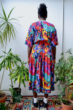 Abstract Eighties Dress